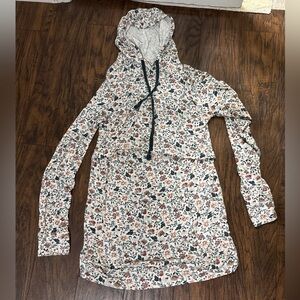 Latched Mama Breastfeeding Floral Hoodie long sleeve